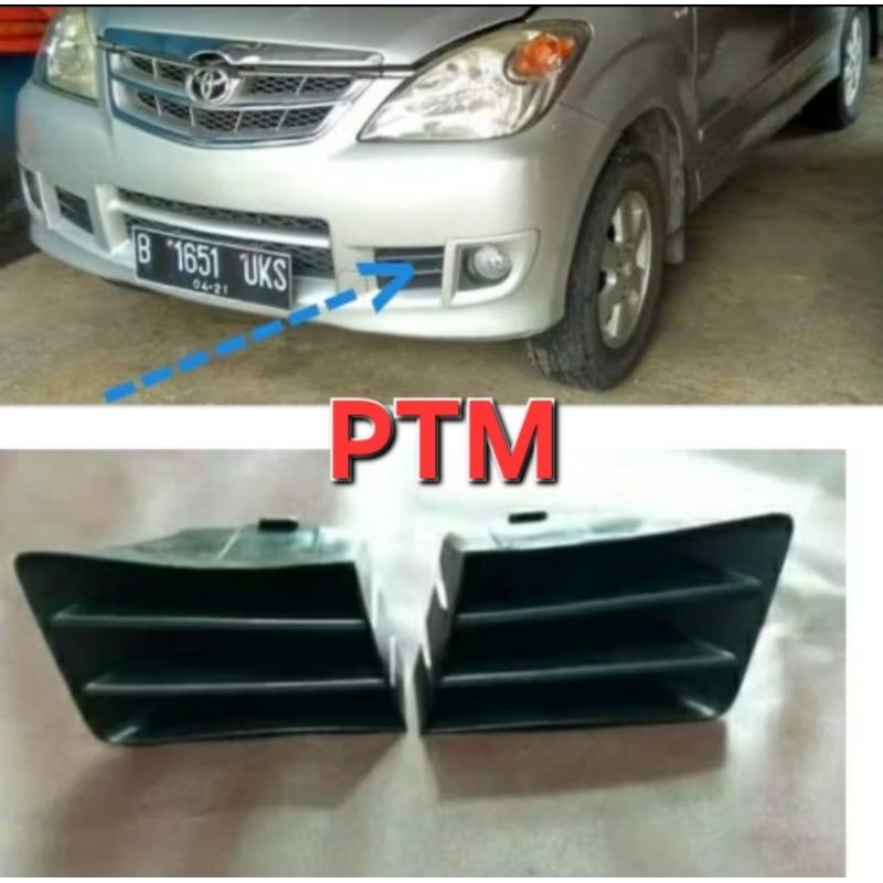Kisi - kisi samping foglamp Avanza new VVTi type G 2008 - 2011.