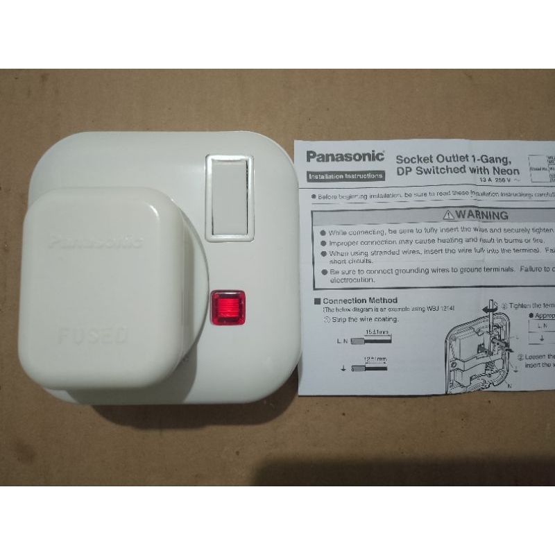 Stop kontak/saklar  Outbow AC Panasonic
