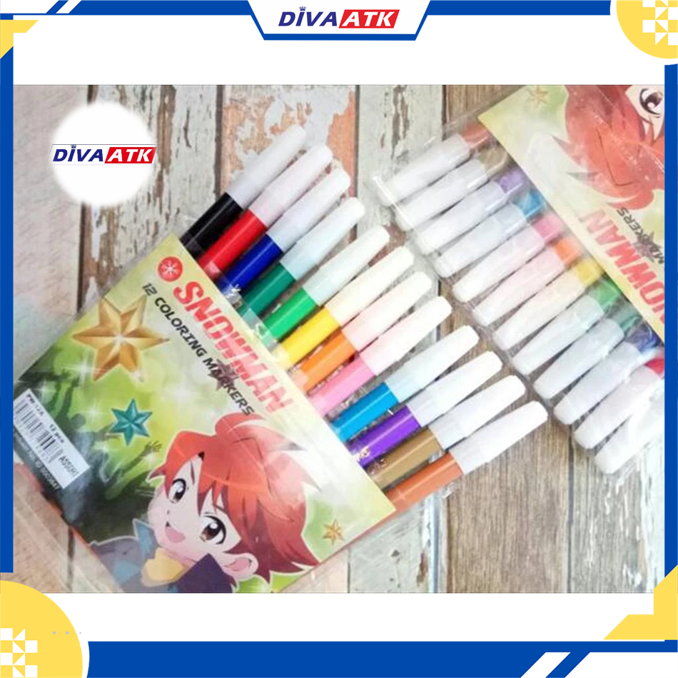 

SPIDOL SNOWMAN 12 WARNA PW-12 A