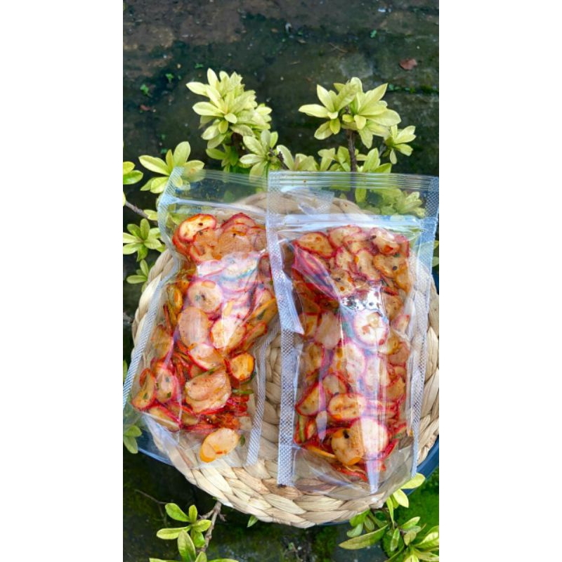 

Kerupuk Seblak Daun Jeruk | Pedas Asin gurih