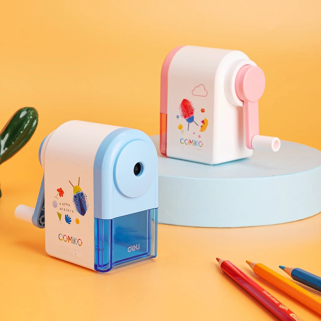 

Rautan Putar Deli Comiko Pencil Sharpener Pisau Baja Tajam