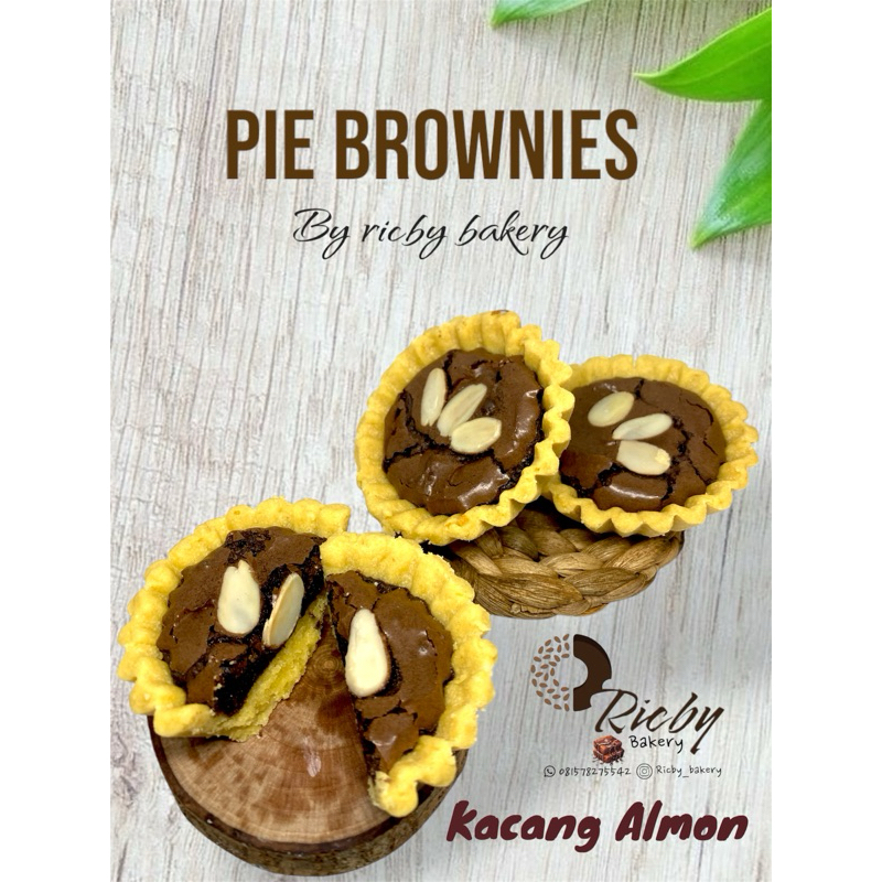 

pie brownies almon 6 pcs