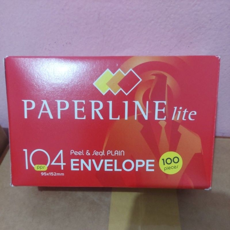 

Amplop Putih Pendek Paperline Lite 104 isi 100lembar