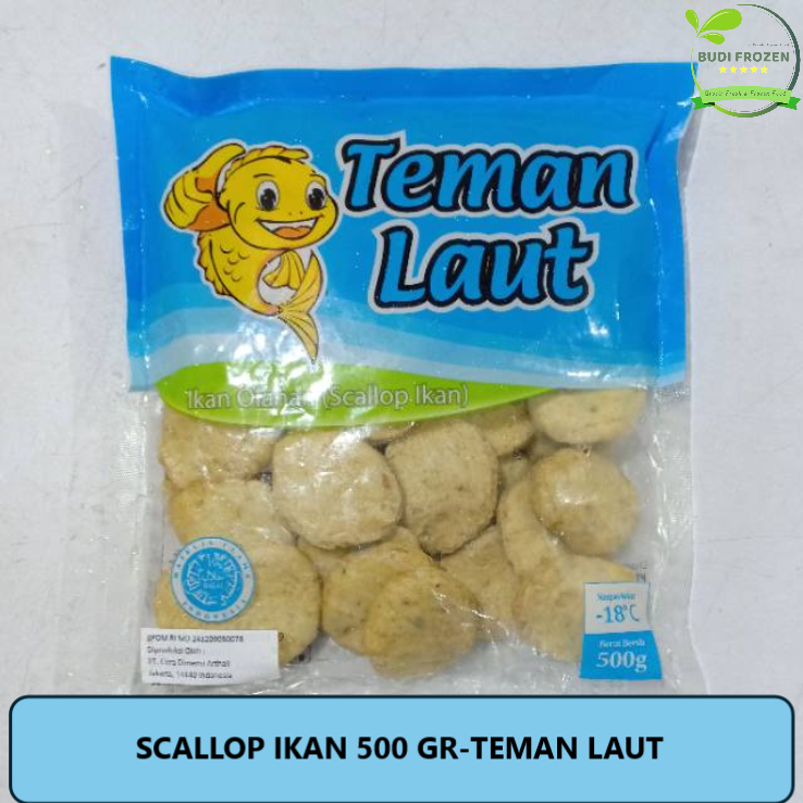 

SCALLOP (IKAN OLAHAN BENTUK SCALLOP) 500 GR – TEMAN LAUT