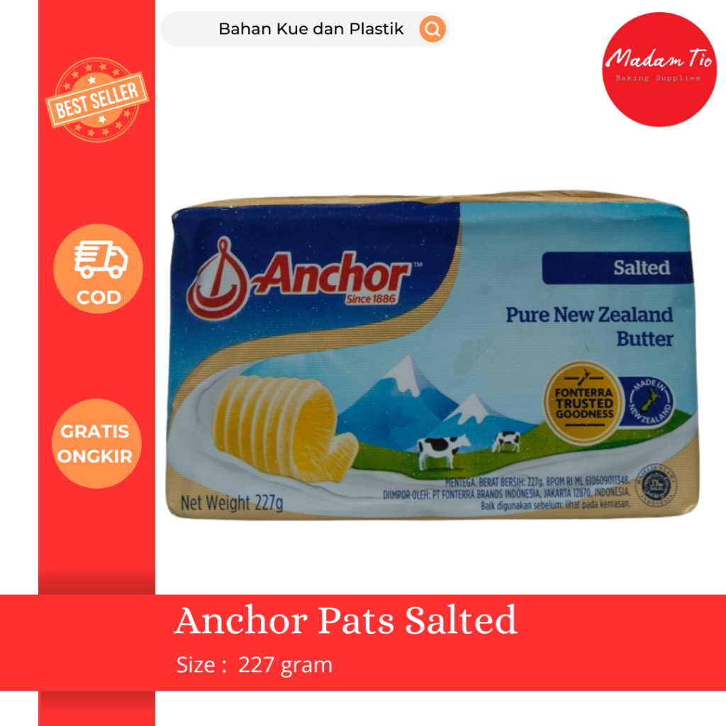 

Anchor Pats Salted 200gram 1pcs