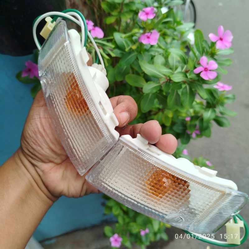 lampu sen depan assy Suzuki tornado shogun kebo bening biled kanan kiri nos