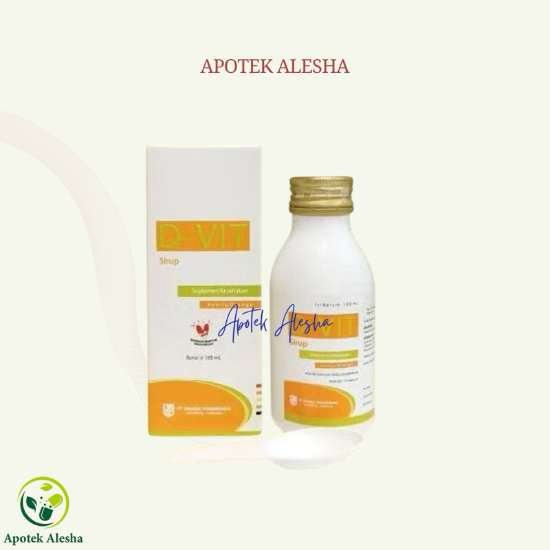 D-VIT SYRUP 100 ML VITAMIN D3 400 IU UNTUK ANAK