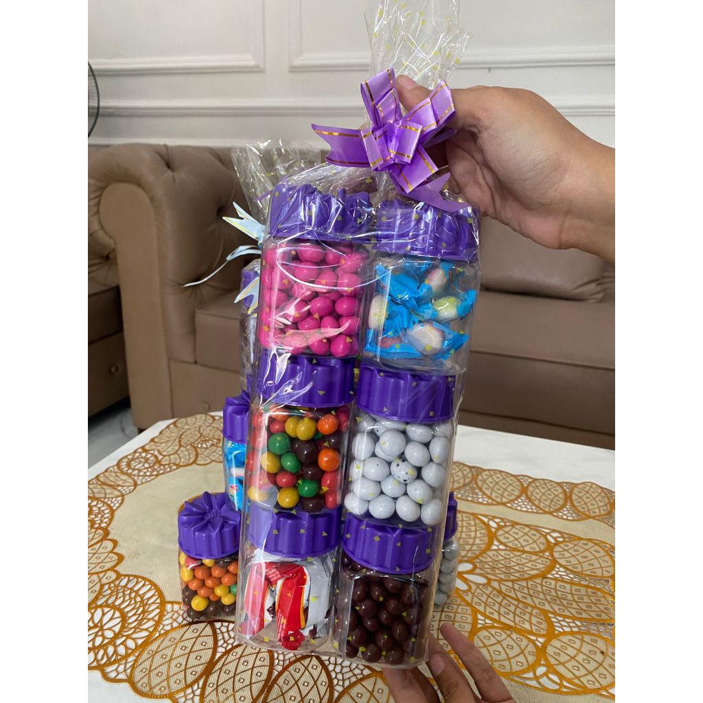 

(DAPAT 6 TOPLES) PAKET HAMPERS/PARCEL SUGAR CANDY COKLAT PERMEN TOPLES DENGAN KEMASAN LUCU