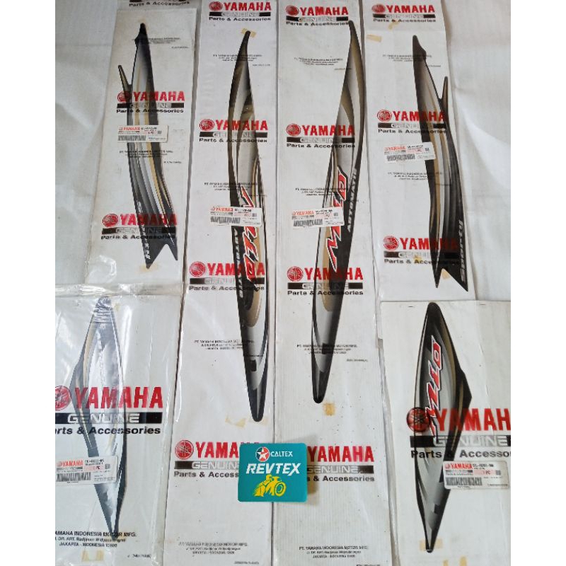striping stiker sticker Lis list Yamaha Mio lama sporty cw 2007 2008 hitam ori original asli ygp