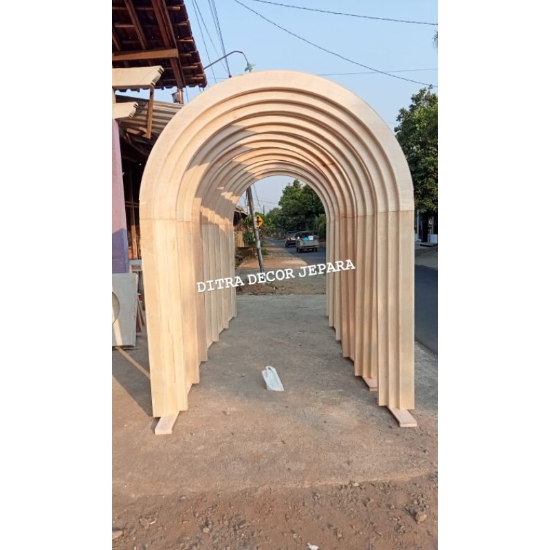 Pintu masuk 3dimensi / Pintu pergola / pintu masuk pelaminan / pintu masuk termurah
