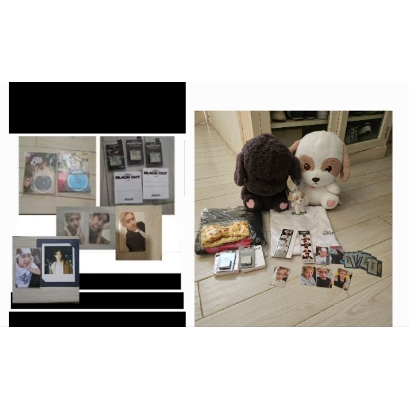 EXO chanyeol black out album photobook pb with or without pc photocard official pcy day night ver sm