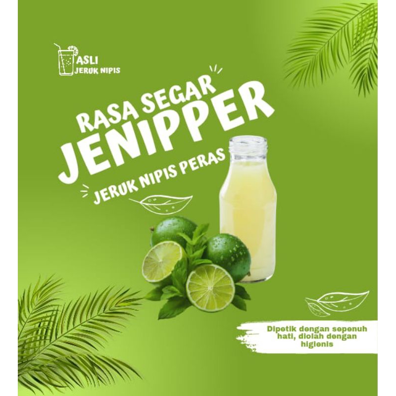 

JENIPPER | Jeruk Nipis Peras | Jeruk Nipis Murni | Pure Lime Juice