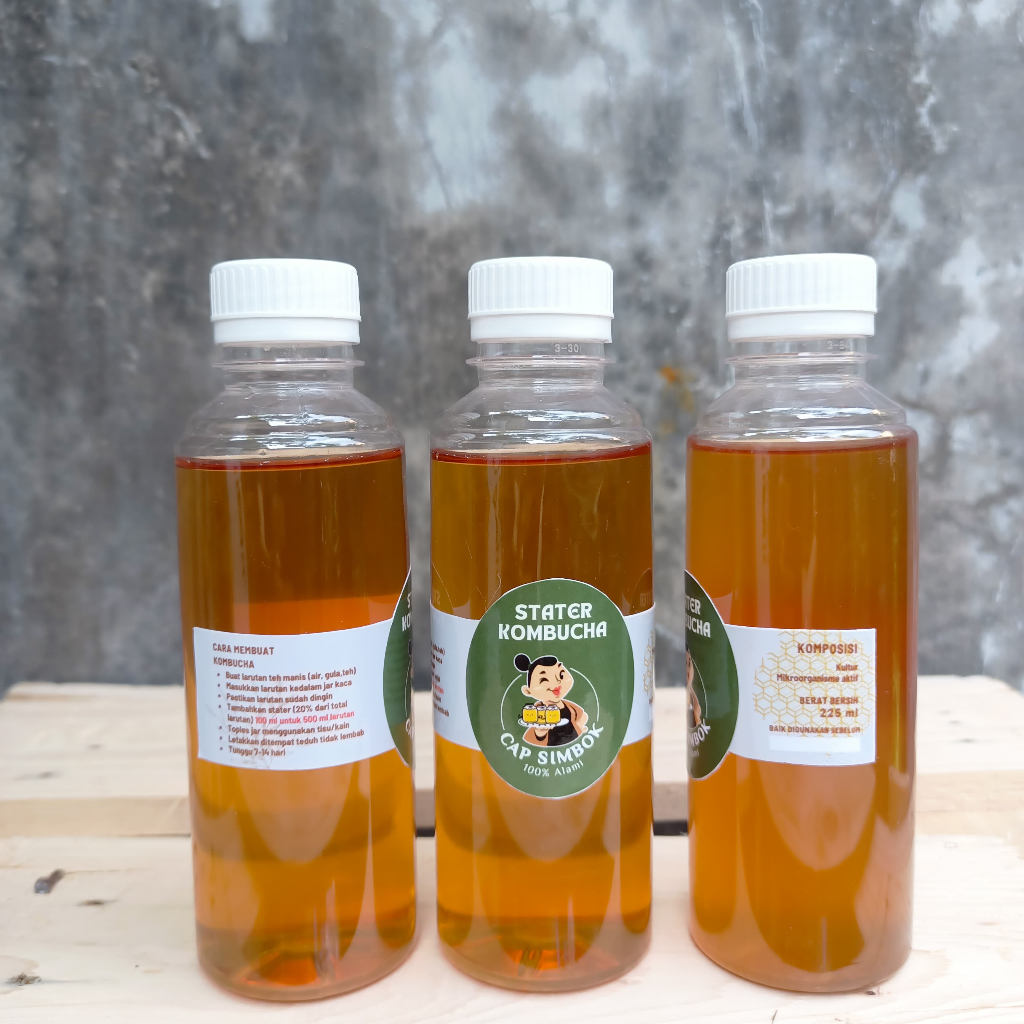 

Starter Kombucha 225ml (Bahan utama untuk membuat minuman teh kombucha)