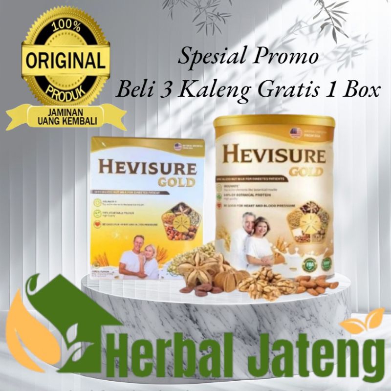 

Hevisure Gold USA susu terapi untuk atasi diabetes dan kencing manis original KALENG 650 GRAM BOX 360 GRAM