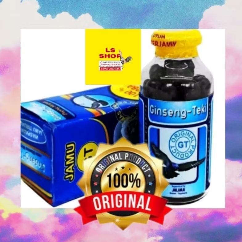 SELUSIN GINSENG TEKI JAMU BURUNG MERPATI ISI 100 PIL 12 BOTOL BY JALU AJI