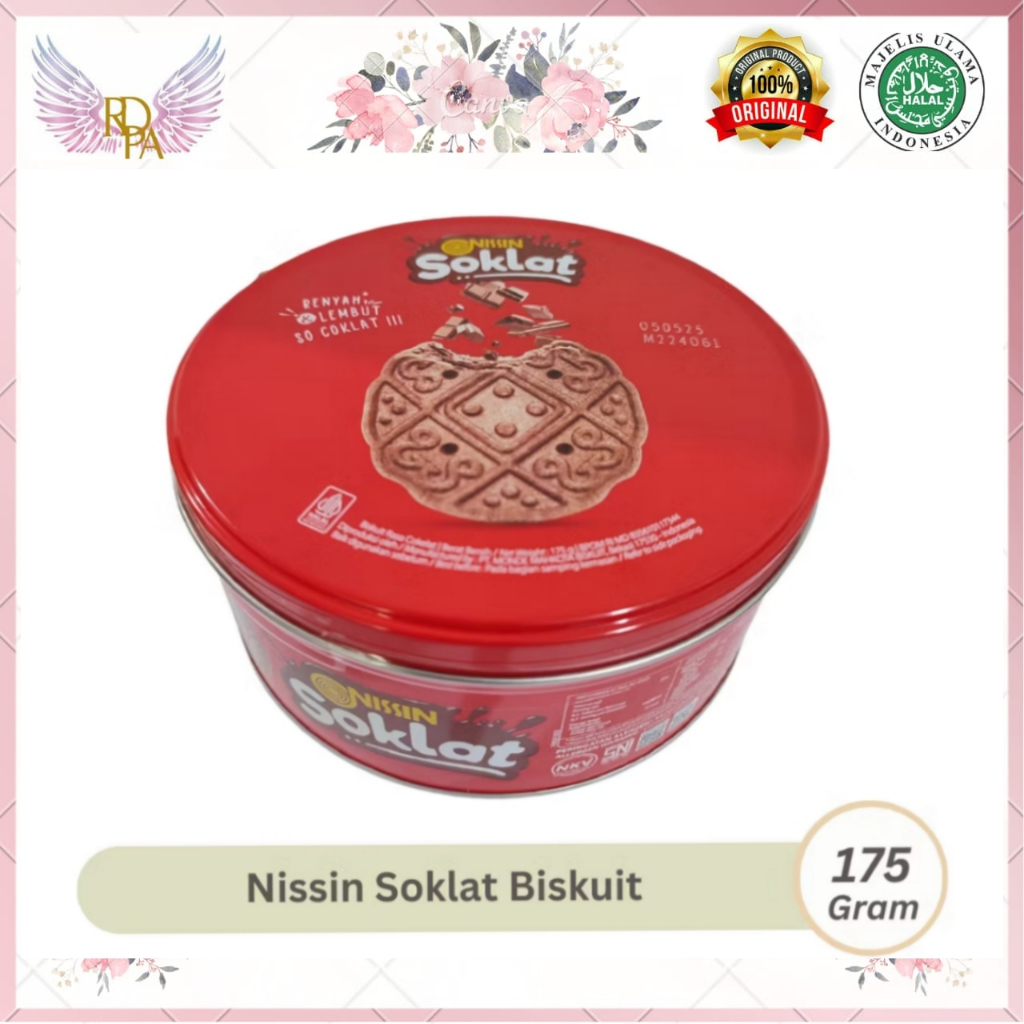 

(SURABAYA) Nissin Soklat 175 gr Biskuit Rasa Coklat Renyah Lembut Kemasan Kaleng. Good Time Assorted 190 gr. Good Time Kaleng Bulat. Good Time Assorted Cookies Tin 149 Gr