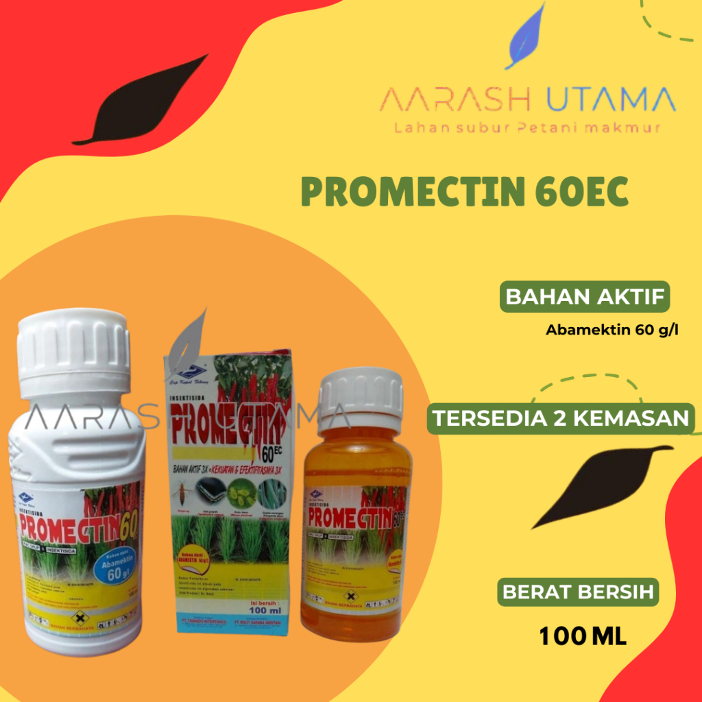 Promectin Insektisida 60EC 100 ML / Abamectin tinggi / Abamectin tertinggi