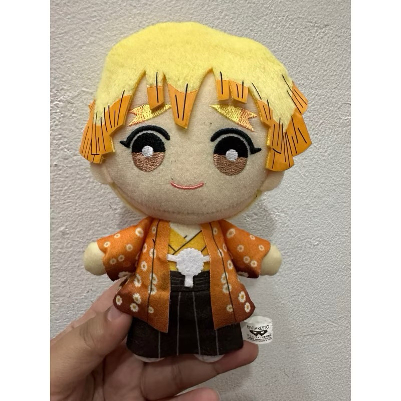 Boneka Gantungan Kunci Zenitsu Demon Slayer Original Import | Variasi Tersedia , Zenitsu Plush Keych