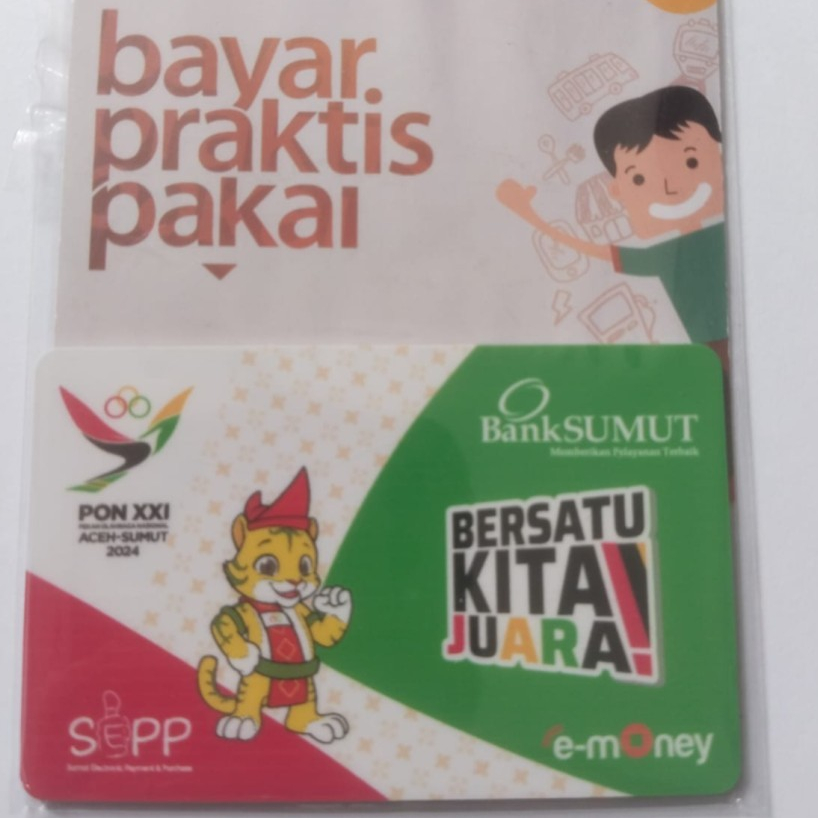 e-Money by Mandiri Edisi Bank Sumut PON