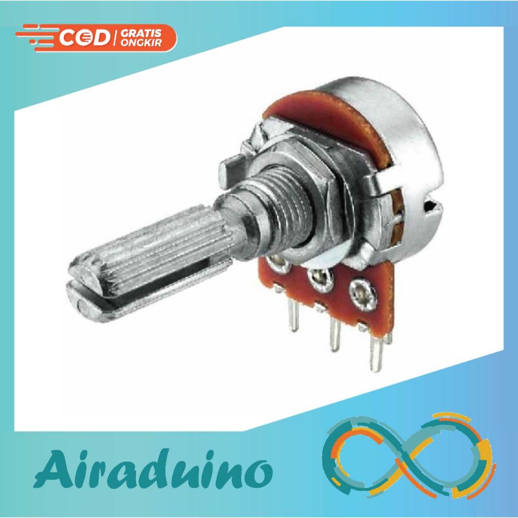 Potensiometer Mono Linear 1M Potensio 1 M