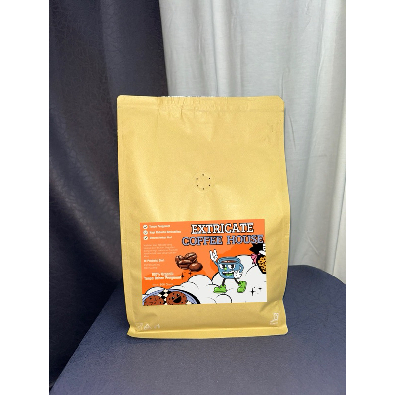 

Extricate Coffee House coffee Bean Robusta 500 gram Medium Rost