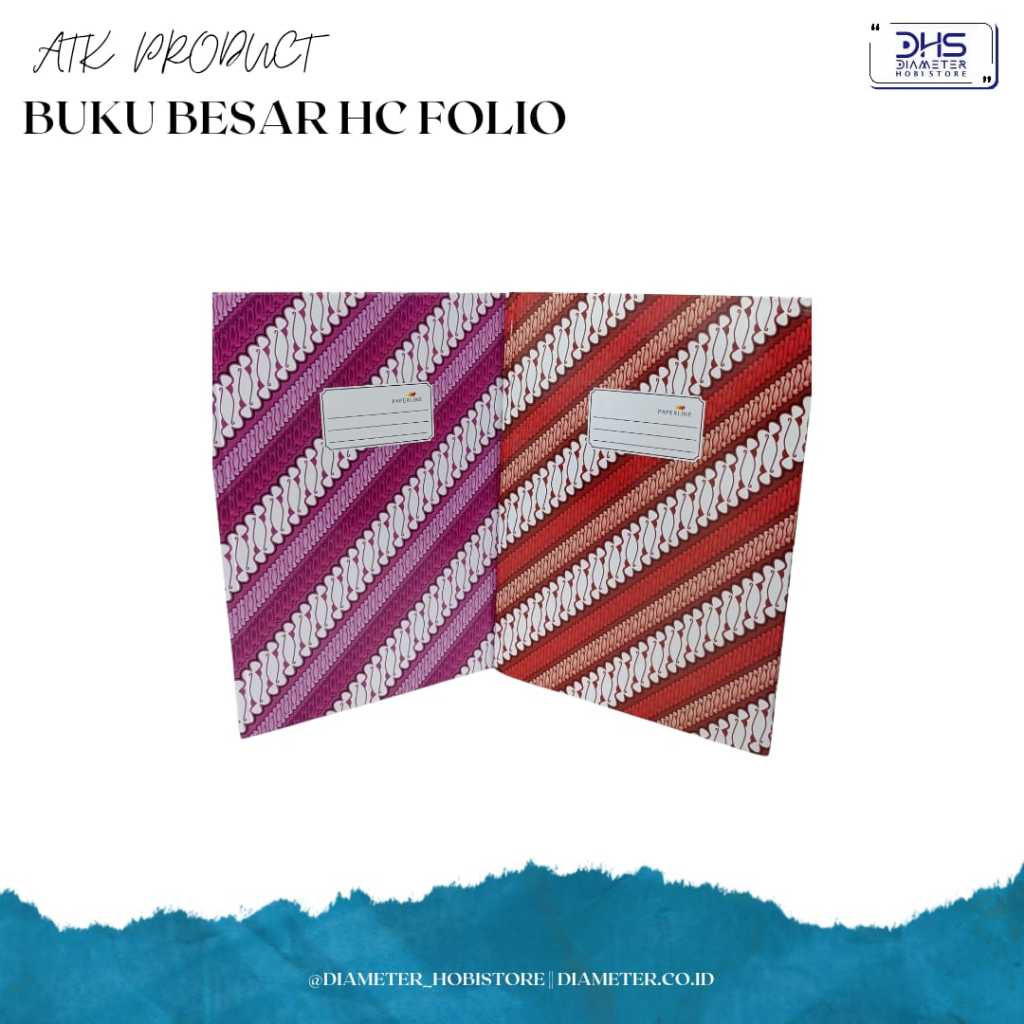 Buku Besar HC Folio Motif Batik