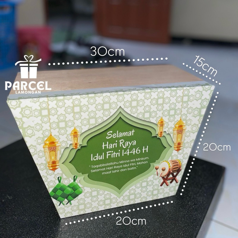 

[SIZE L] ALAS BOX PARCEL / BOX HAMPERS / KERANJANG PARCEL / PARCEL LEBARAN IDUL FITRI EID MUBARAK