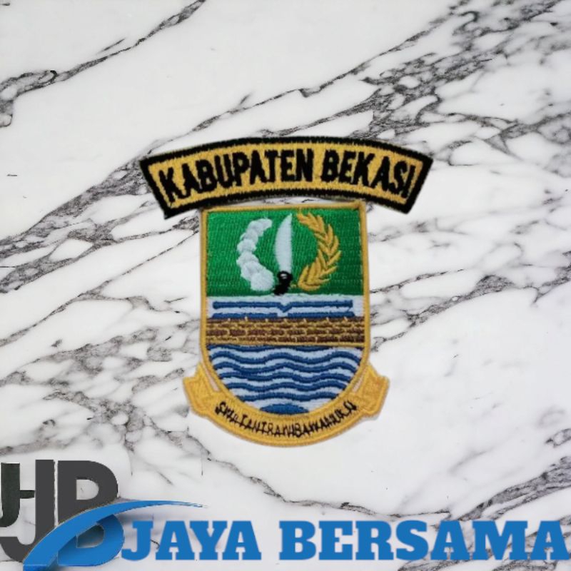 Logo kabupaten bekasi,bet logo kabupaten bekasi, bordiran kabupaten bekasi full bordir