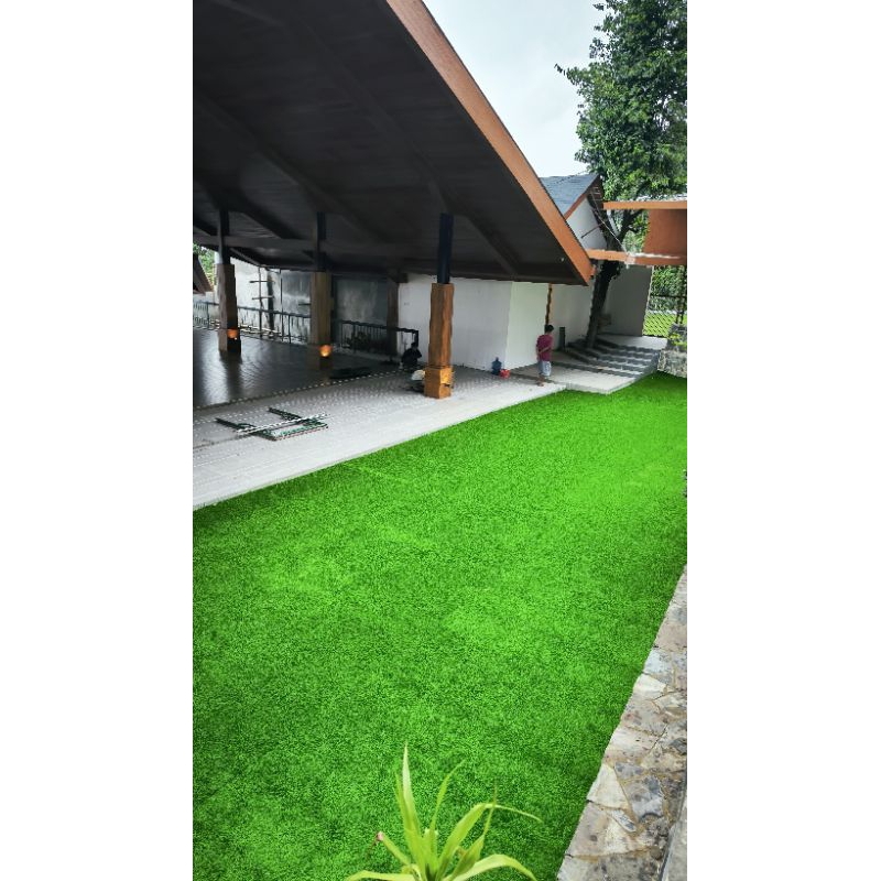 Rumput Sintetis Tebal 3cm Panjang 1meter x 1meter