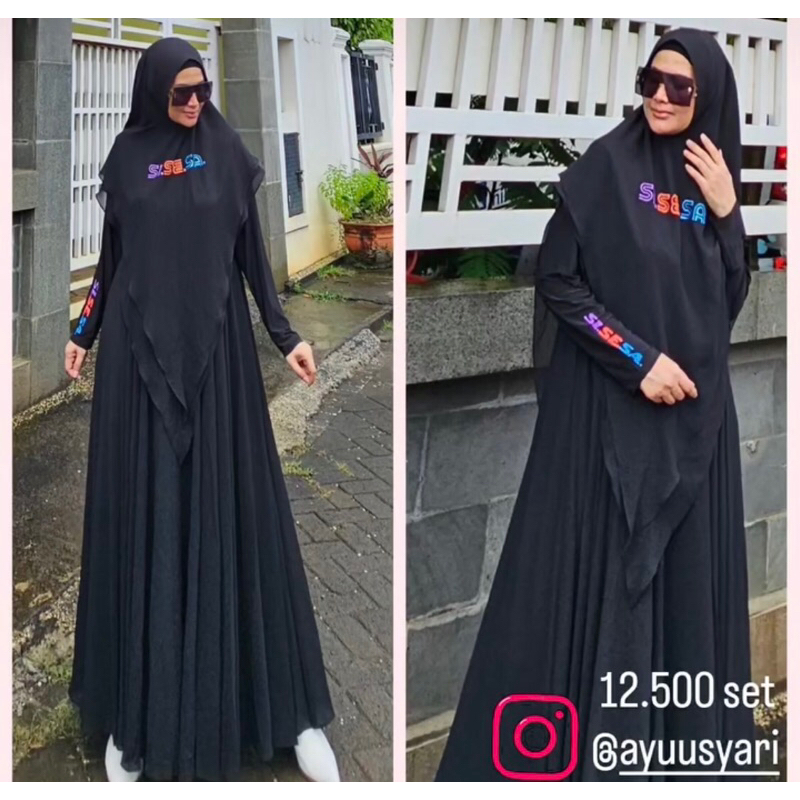 [SALE] SET GAMIS & KHIMAR SISESA KD 116 SWARO NEW LOOK SISESA
