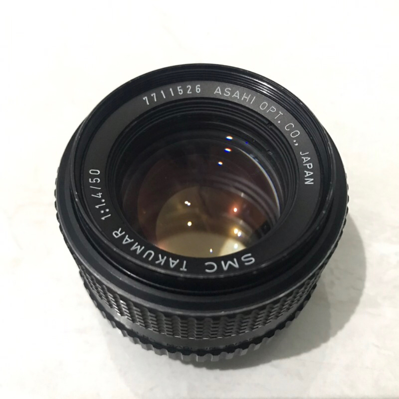 Lens Pentax Asahi SMC Takumar 50mm f1.4
