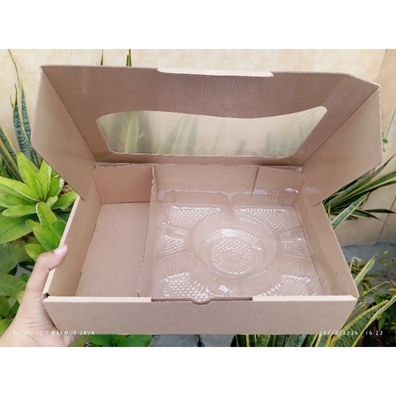 

(10 pcs) Dus Eflute Catering Window/Dus Kaca Catering/Box Catering Sekat/Dus Hampers/Box Hampers/Dus Nasi Premium/Box Kerdus Premium