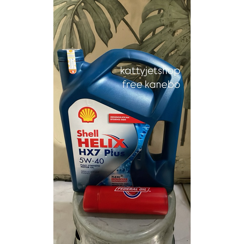 Shell HX7 5w40 4liter 4 liter dijamin ori bisa discan