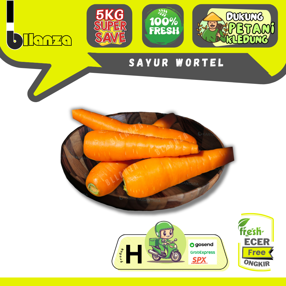 

Bllanza | Wortel Brastagi — Sahabat Makan Sayur ECER (H)