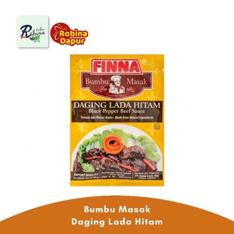 

Finna Sachet Daging Lada Hitam 50 gr