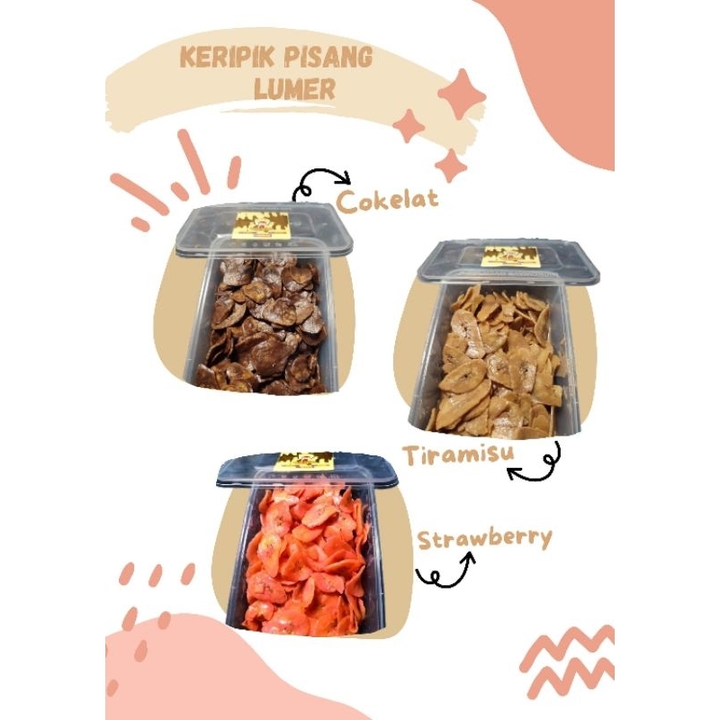 

KERIPIK PISANG LUMER 150gr