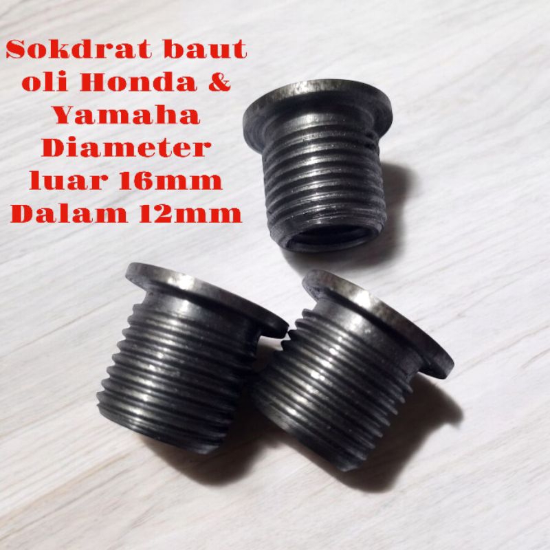 Sok Drat M16xM12 Bosh Drat Baut Oli Standar Honda Baut 17