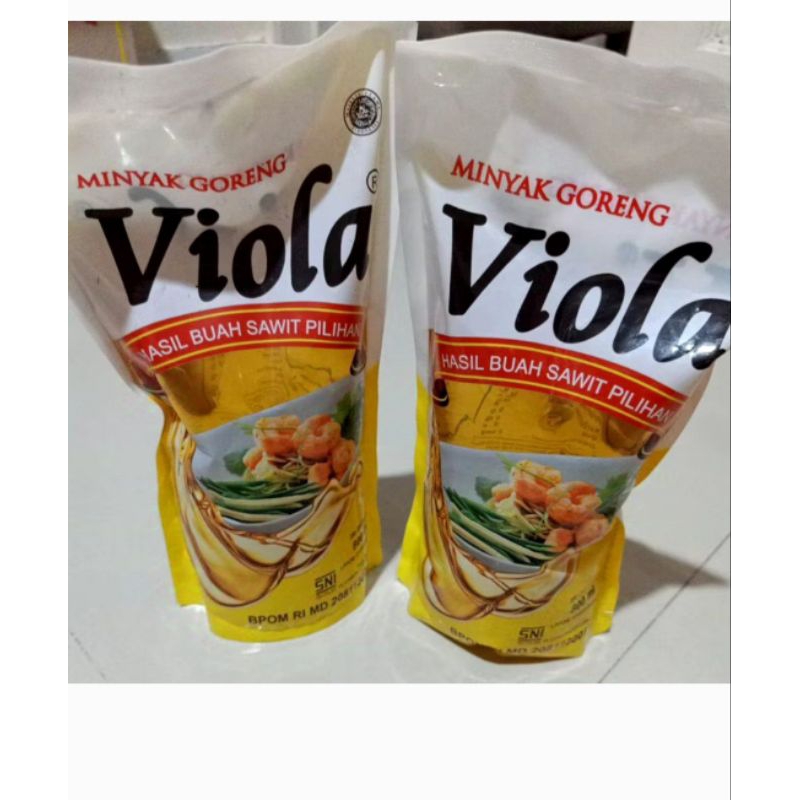 

Minyak goreng Viola 1 dus isi 12 pcs
