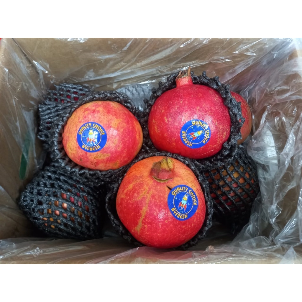 

BUAH DELIMA MERAH IMPORT POMEGRANATE JUMBO