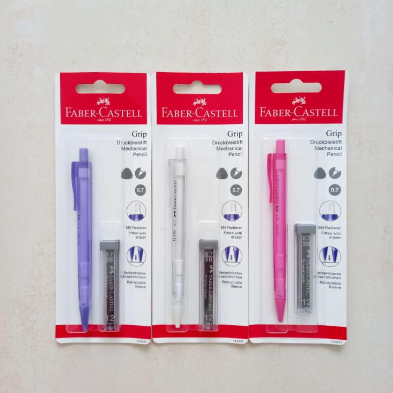 

[ 1 PIECE MURAH ] Pensil Mekanik Mechanical Pencil Faber Castell GRIP 0.7 mm