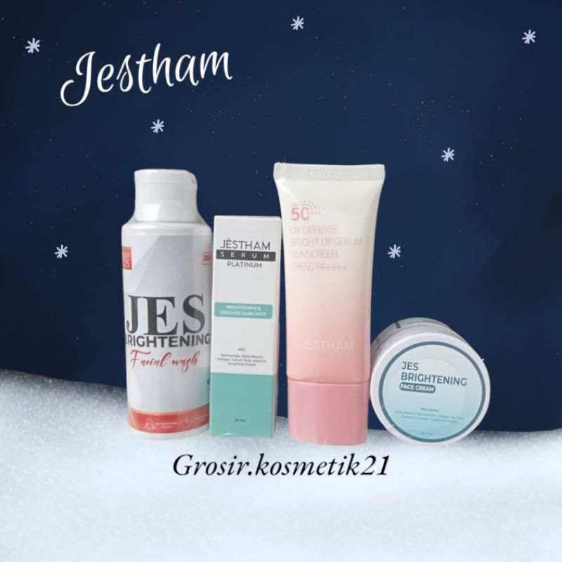 Jestham skincare paket ekonomis original