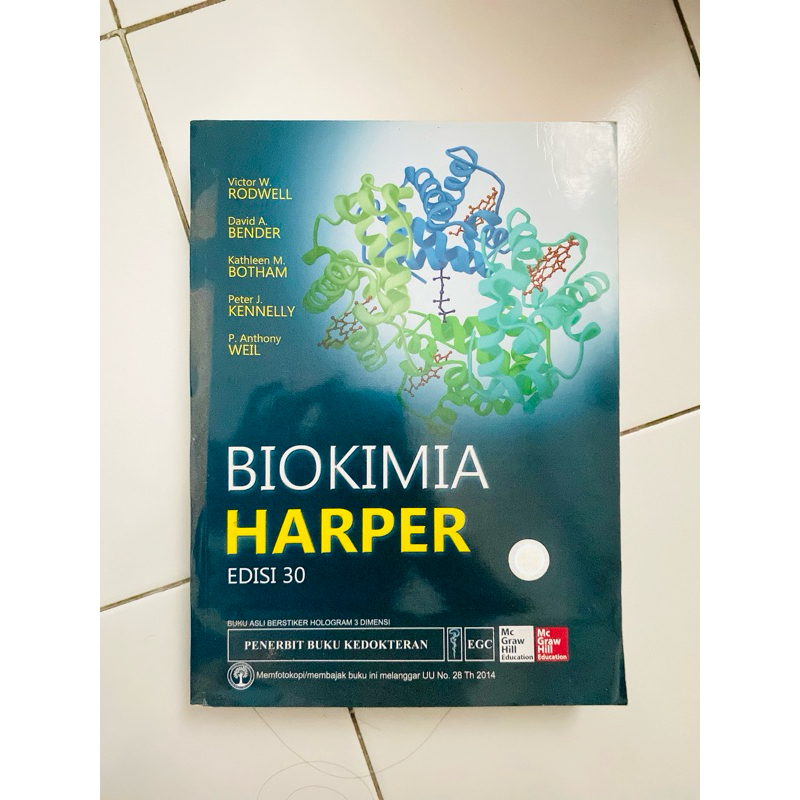 Buku Biokimia Harper Edisi 30 Original (Preloved / Bekas)