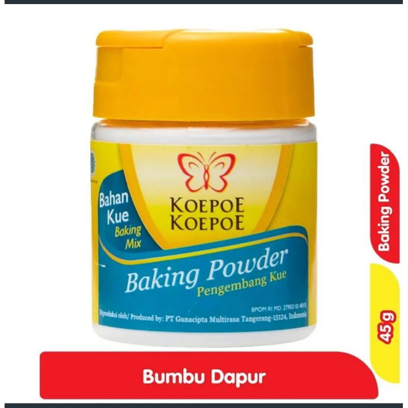 

FREE PACKING- KOEPOE KOEPOE Baking Powder Bubuk 45Gr