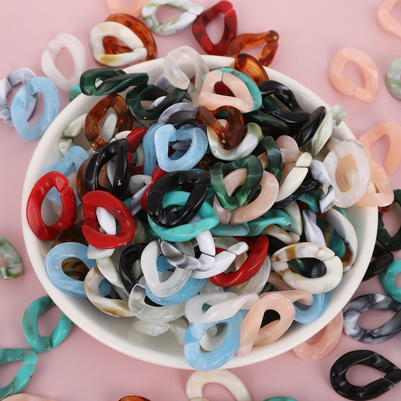 Manik Mote Akrilik Rantai Marmer (20gr)