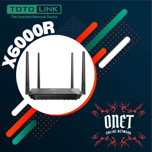 TOTOLINK  X6000R  AX3000 Wireless Dual Band Gigabit Wi-Fi 6 Router