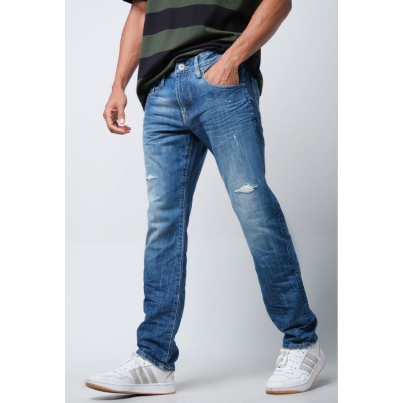Celana jeans panjang sobek slimft bombboogie original 43SJ7B3LL