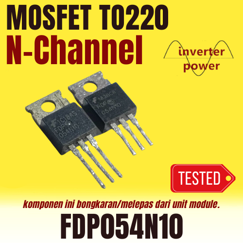 FDP054N10 fdp054n10 N-Channel PowerTrench MOSFET TO220 2nd Tested