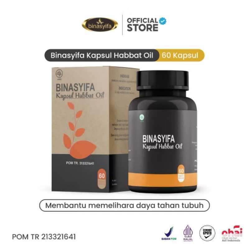 

Binasyifa Kapsul Habbat Oil Kapsul Habbatusauda Minyak Jintan Hitam Menyehatkan Jantung Melancarkan Sirkulasi Darah Herbal Ampuh Original