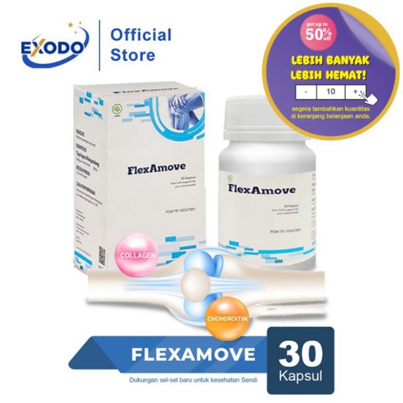 Flexamove Obat Nyeri Sendi Obat Penambah Cairan Lutut Flexamove