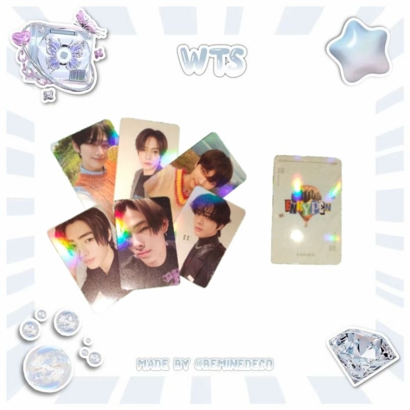 photocard enhypen hologram [ random ]